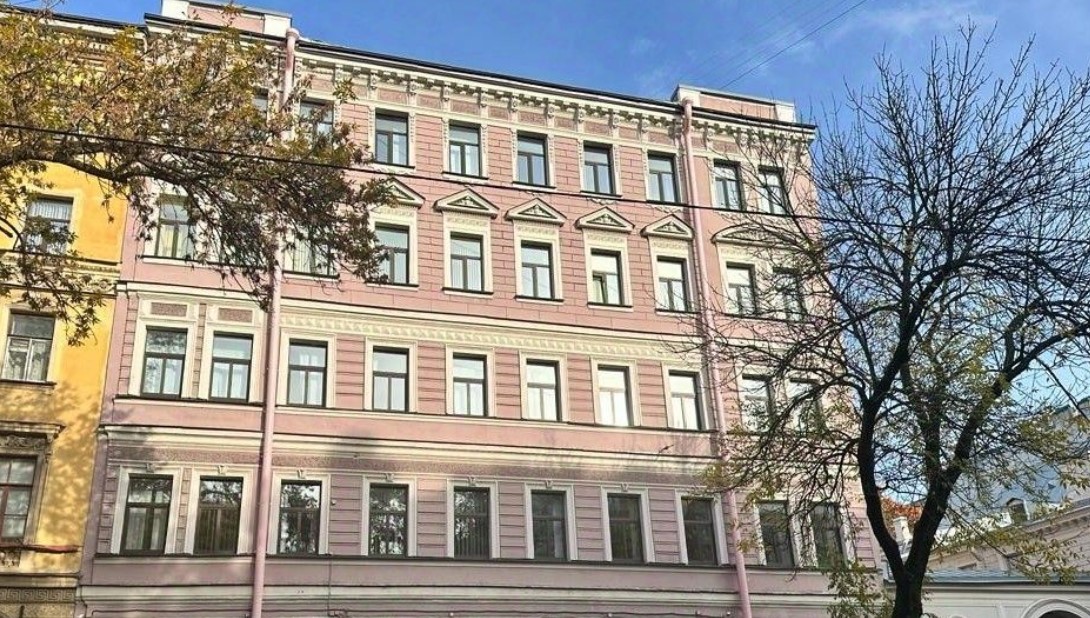 фасад дома, здание по адресу г Санкт-Петербург, линия 4-я В.О., д 17
